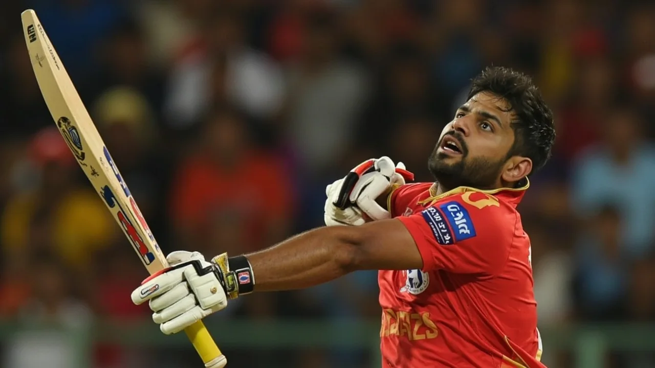 Sanju Samson in mid-cut during a T20 innings, helmet pushed back, the cricketer who left eleven years at Rajasthan Royals for a fourth IPL franchise in IPL 2026