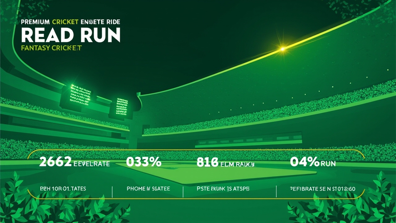 Step 3: Read run rate for Live Matches