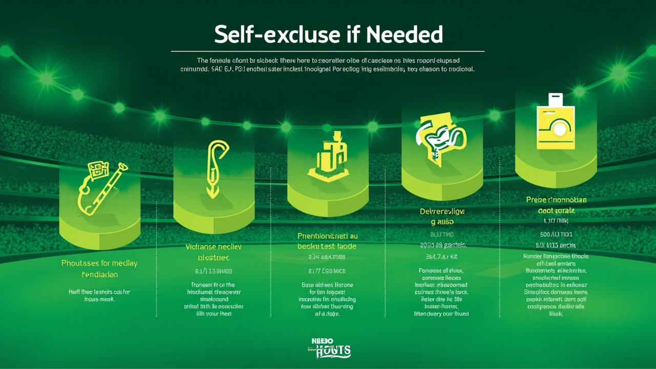 Step 2: Self-exclude if needed for Responsible Play