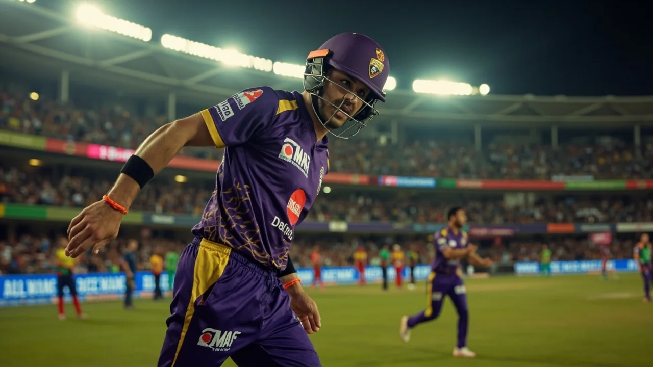 Hero image for LA Knight Riders Lift First MLC Title in One-Run Thriller as Knight Riders Group Closes In on Mumbai Indians' Global Trophy Lead: wide establishing view of the Oakland Coliseum during the MLC 2026 final under late-afternoon California sun